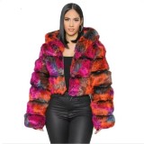 New Design Modern Fashion Plus Size Fluffy Fall Warm Trendy Faux Winter Ladies Winter Coat Women fur jacket