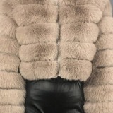New Style Fur Coat For Women Real Fur Jacket 100% Natural Fox Fur Luxury And Fashionable Women's Clothing Beautiful Collar