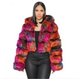 New Design Modern Fashion Plus Size Fluffy Fall Warm Trendy Faux Winter Ladies Winter Coat Women fur jacket