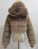 New Design Modern Fashion Plus Size Fluffy Fall Warm Trendy Faux Winter Ladies Winter Coat Women fur jacket