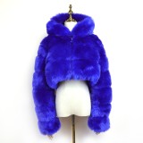 New Design Modern Fashion Plus Size Fluffy Fall Warm Trendy Faux Winter Ladies Winter Coat Women fur jacket