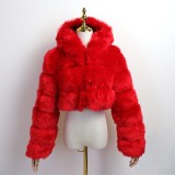 New Design Modern Fashion Plus Size Fluffy Fall Warm Trendy Faux Winter Ladies Winter Coat Women fur jacket