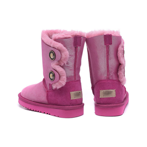 Wholesale of medium tube sheep fur integrated snow boots, copper buckle cotton boots, women's boots, large size wool cotton shoes by manufacturers