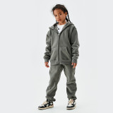 Children's 23AW high-quality 350G plush thick zipper set sweater for boys and girls version 2.0