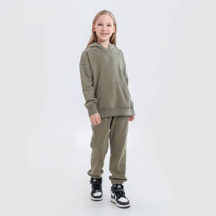 Children's clothing Europe and America 2023 AW2.0 dopamine 320G terry kids wholesale for men and women children's sets