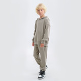 Children's clothing Europe and America 2023 AW2.0 dopamine 320G terry kids wholesale for men and women children's sets