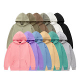 Children's dopamine 320G terry cotton zipper children's sweater jacket children's pants set class uniform customization