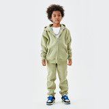 Children's 23AW high-quality 350G plush thick zipper set sweater for boys and girls version 2.0