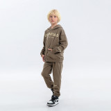 Children's Wear European and American Brands High Street Loose FOG Children's Set Men's 2023 New ESS Letter Two Piece Set