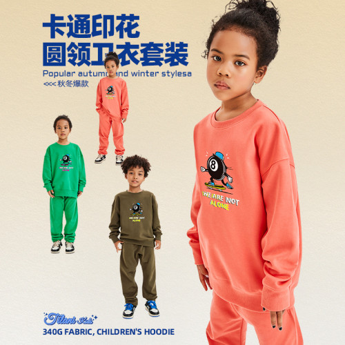 Children's clothing, European and American trendy brands, we are not alone in clock design. Original design for children's clothing, male and female children's sets