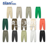 Children's FOG large loop cotton 340G children's pants class uniform customized loose fitting men and women's pants processing