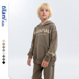 Children's Wear European and American Brands High Street Loose FOG Children's Set Men's 2023 New ESS Letter Two Piece Set