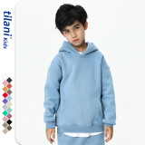 Children's clothing, European and American trendy brand team uniforms, customized men and women's hooded and plush sweaters, processed and printed with logo