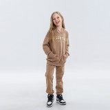 Children's Wear European and American Brands High Street Loose FOG Children's Set Men's 2023 New ESS Letter Two Piece Set