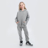 Children's clothing Europe and America 2023 AW2.0 dopamine 320G terry kids wholesale for men and women children's sets