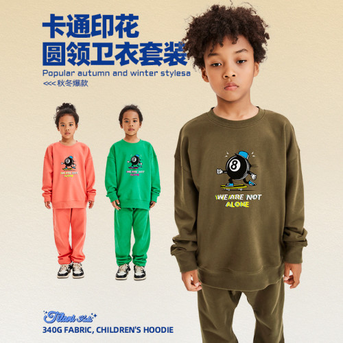 Children's clothing, European and American trendy brands, we are not alone in clock design. Original design for children's clothing, male and female children's sets
