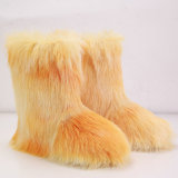 Wholesale of 2023 Spring New Tie Dyed Suede Snow Boots by Manufacturers Autumn and Winter Women's Outdoor Fur Boots
