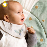 Elod * Baby INS Personalized Design High Beauty Lip Scarf Waterproof bib bib triangular scarf