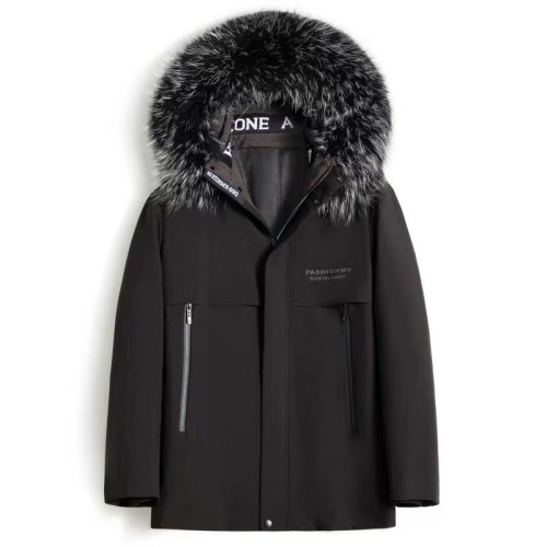 New Mink Fur Grass Coat Winter Detachable Mink Fur Inner Tank Men's Style Overcoming Fashion Fur One Piece Coat