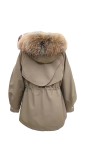 New style style overcomes women's short style otter rabbit fur inner lining raccoon fur collar detachable fashionable casual fur coat