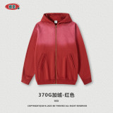 Autumn and Winter American Fashion Brand Retro Washable Sweater Men's Loose Velvet Hooded Sweater Jacket Coat