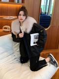 New style style overcomes female oversized fox fur collar, otter rabbit fur detachable inner tank, short fur coat, mink fur