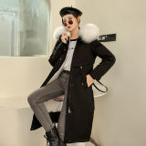 Pai Overcomes Women's Winter New True Fox Rabbit Fur Inner Tank Detachable Mid length Fur Coat Coat