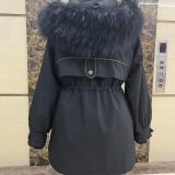 Pai Overcome Women's New Style Detachable Rex Rabbit Fur Inner Liner Real Fur Collar Casual Mid length Fur Coat Women's Little Man