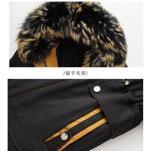 Haining Autumn and Winter New Style Overcoming Women's Fur One Piece Coat Detachable Rex Rabbit Fur Inner Tank Long Fur Coat