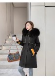 Anti season New Winter Fox True Hair Pie Overcomes Female Long Style Fashion Detachable Rex Rabbit Fur Inner Tank Fur Coat Female