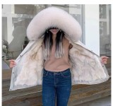 New Winter Pie Overcoming Female Otter Rabbit Hair Inner Gallbladder Fur One Piece Detachable Mid length Fur Coat Female