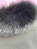 Dad's style men's pie overcomes detachable otter rabbit fur inner liner, real fox fur business casual fashion fur coat