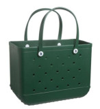 Cross border women's handbag, colorful printed waterproof hole bag, beach bag, storage bag, lightweight shopping basket