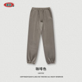 Men's autumn and winter American retro solid color washed leggings high street hip-hop loose trendy pants