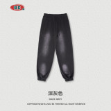 Men's Autumn and Winter New American Gradient Monkey Guard Pants Men's Hiphop Tie Feet Fashion Brand Pants