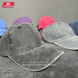Men's New Fashionable Brand Wash Water Old European and American Hip Hop Duck Tongue Hat Curved Eaves Baseball Hat Men's and Women's Hats