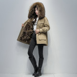Haining Winter New Fur Pie Overcomes Female Fox Fur Inner Tank Detachable Coat Youth Coat