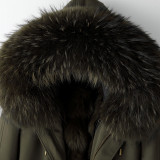 Pai Overcomes Women's Winter New Fox Fur Inner Liner Detachable Youth Coat Fur Coat Haining