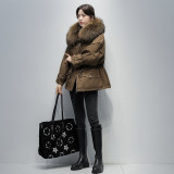 Fox Hair Pie Overcomes Female Detachable Inner Tank Winter New Fur Coat Female Small and Young Style