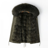 Pai Overcomes Women's Winter New Fox Fur Inner Liner Detachable Youth Coat Fur Coat Haining