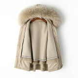 Fur Pie Overcomes Women's Winter New Rex Rabbit Hair Inner Liner High end Large Brand Mid length Thickened Korean Edition Coat