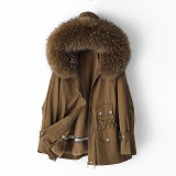 Winter New Style Style Overcomes Female Otter Rabbit Hair Inner Liner Detachable Fur Coat Short Style Small Man Popular Style
