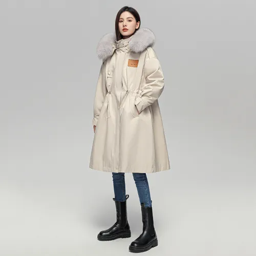 Winter Hot Fox Hair Pie Overcomes Female Otter Rabbit Hair Inner Tank Detachable Fur Coat Female Long Coat