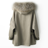 Haining Pai Overcomes Women's Winter New Rex Rabbit Fur Grass Inner Liner Detachable Short Coat Small Sub