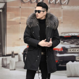 Haining Pai Overcomes Men's Whole Sable, Mink Fur, Inner Liner, Middle and Young Men's Nick Clothing, Coat and Coat, Detachable