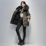 Haining Winter New Fur Pie Overcomes Female Fox Fur Inner Tank Detachable Coat Youth Coat