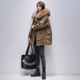 Haining Pai Overcomes Women's New Winter Youth Fur Coat Rex Rabbit Hair Inner Liner Detachable Korean Version