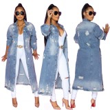 Black Rose Fashion New Arrivals spring  women s clothing jean long jacket for women