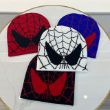 Y2K Custom pullover hat spider cartoon knitted hat for men and women warm hat