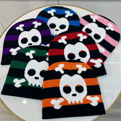 Hot selling  winter women ladies fashion print hats wholesale knitted festival hat